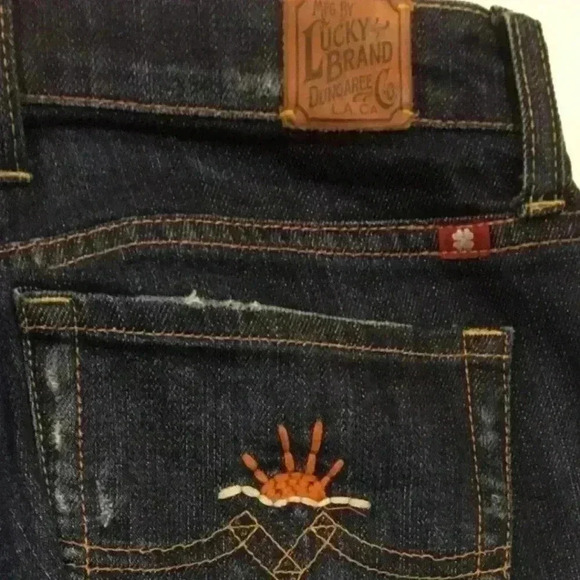 LUCKY LEGEND Sweet & Low 8/29 Jeans Embroidery Embellished - Picture 3 of 7